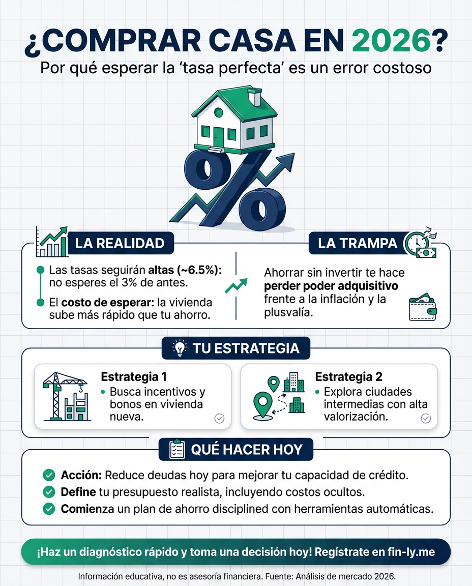 ¿Comprar casa en 2026? Por qué esperar el 