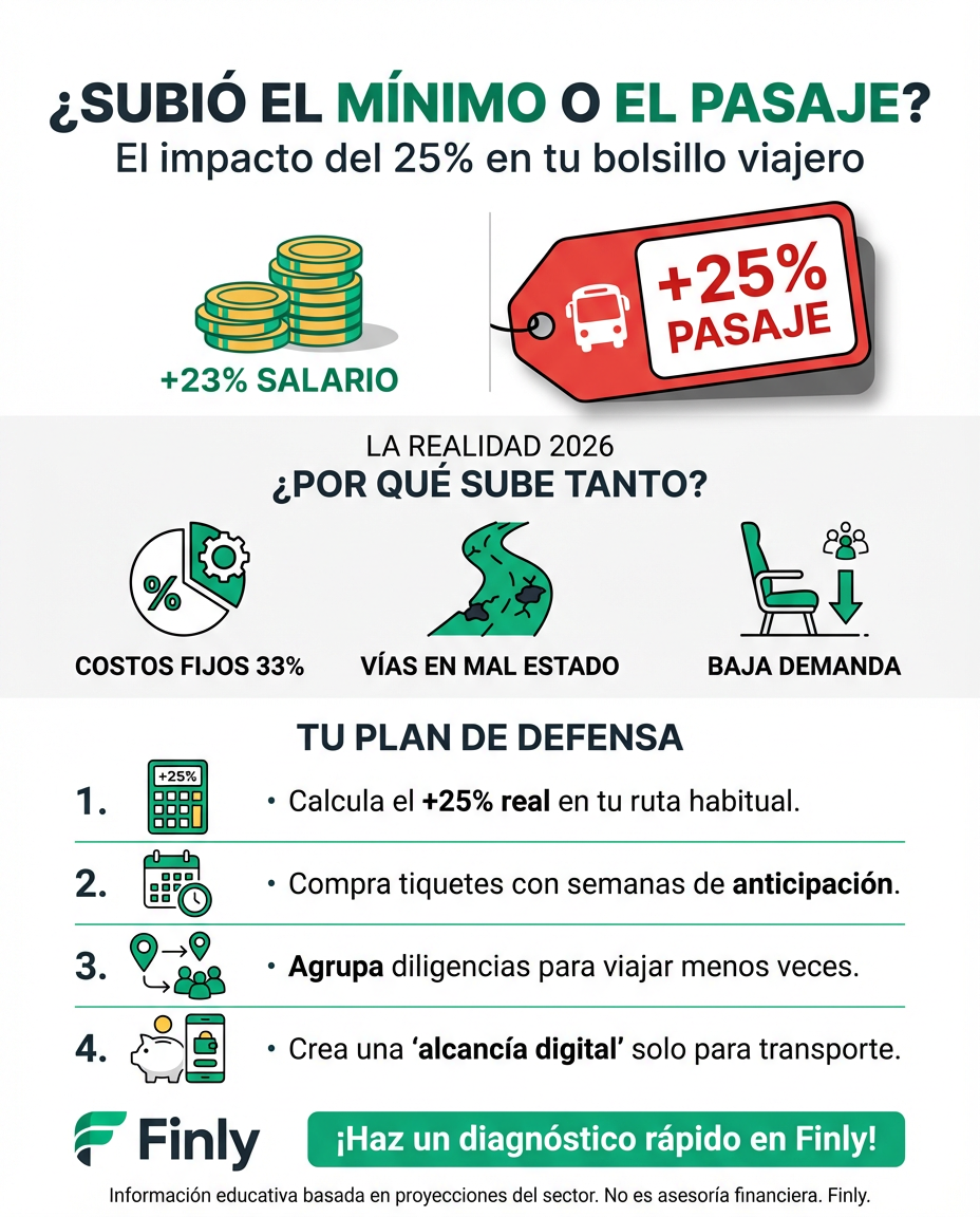 ¿Subió el mínimo o solo el costo de viajar? El nuevo golpe a tu bolsillo en las flotas