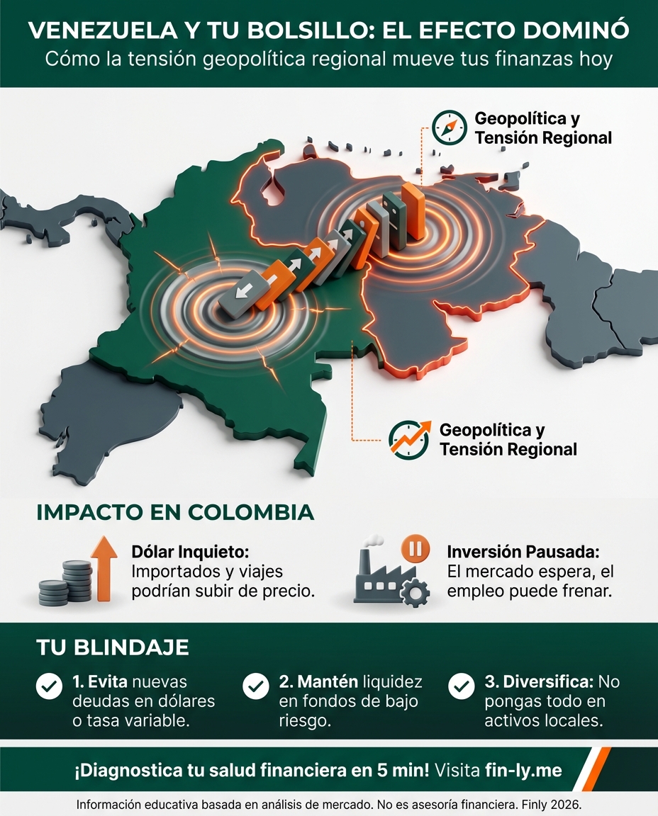 ¿Vientos de cambio en Venezuela? Cómo el nuevo pulso geopolítico golpeará tu bolsillo en Colombia