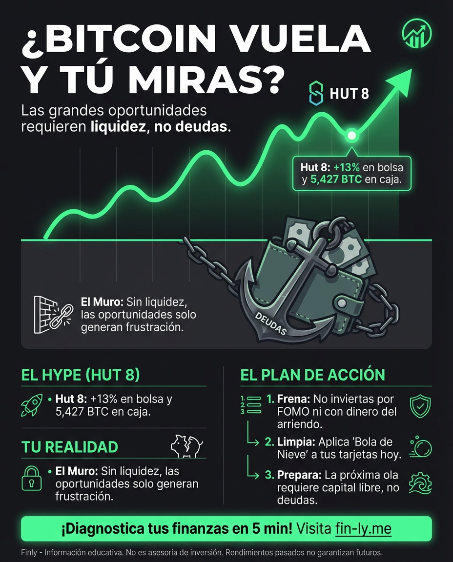 ¿Viendo cómo otros se hacen ricos con Bitcoin mientras tú pagas cuotas?