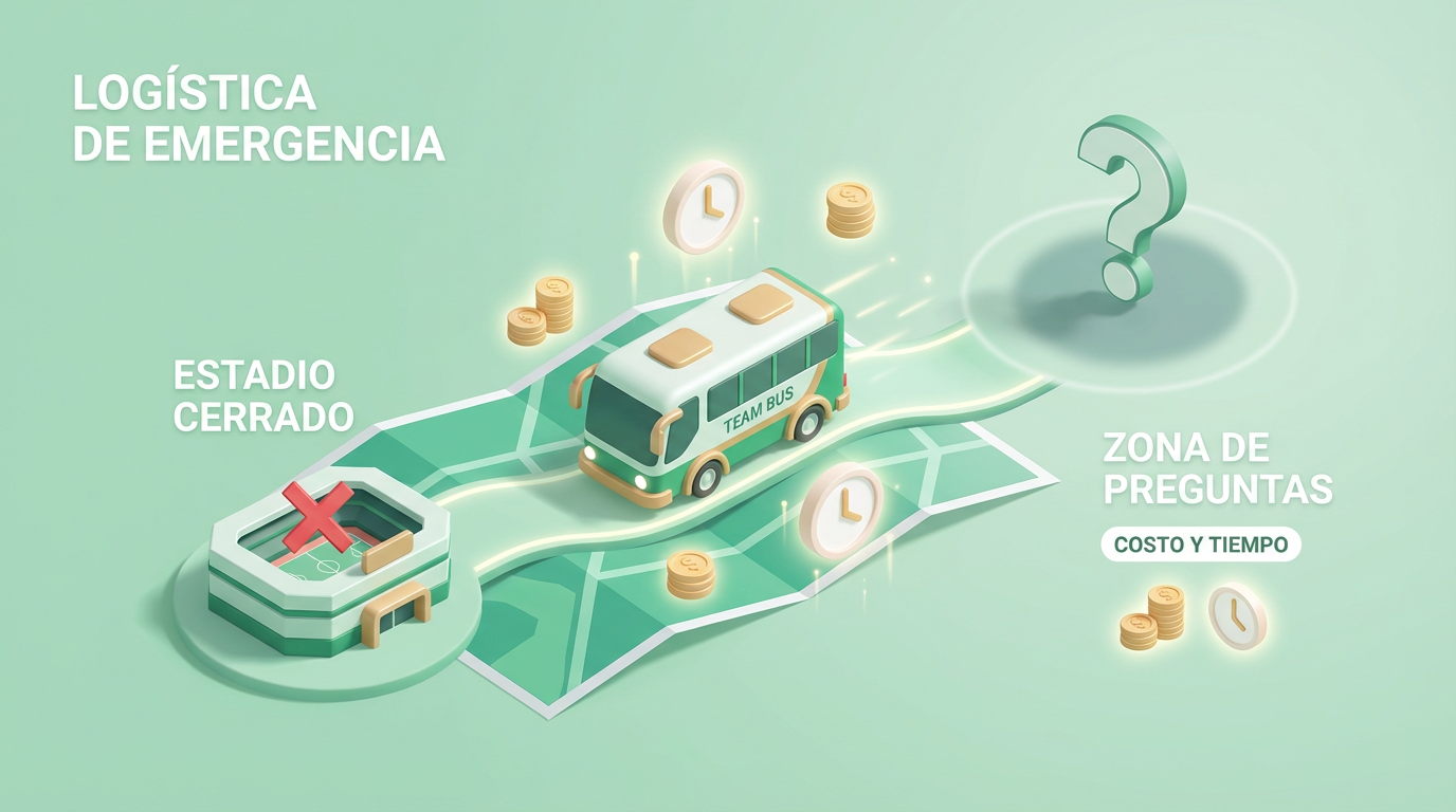 Cuando un estadio cierra, el club pierde taquilla y tú pierdes estabilidad en el espectáculo que pagas. Es como si te quitaran tu oficina de un día para otro: los costos suben y la planeación se rompe. ¿Está tu presupuesto listo para un cambio de sede inesperado en tu propia vida? 📉⚽