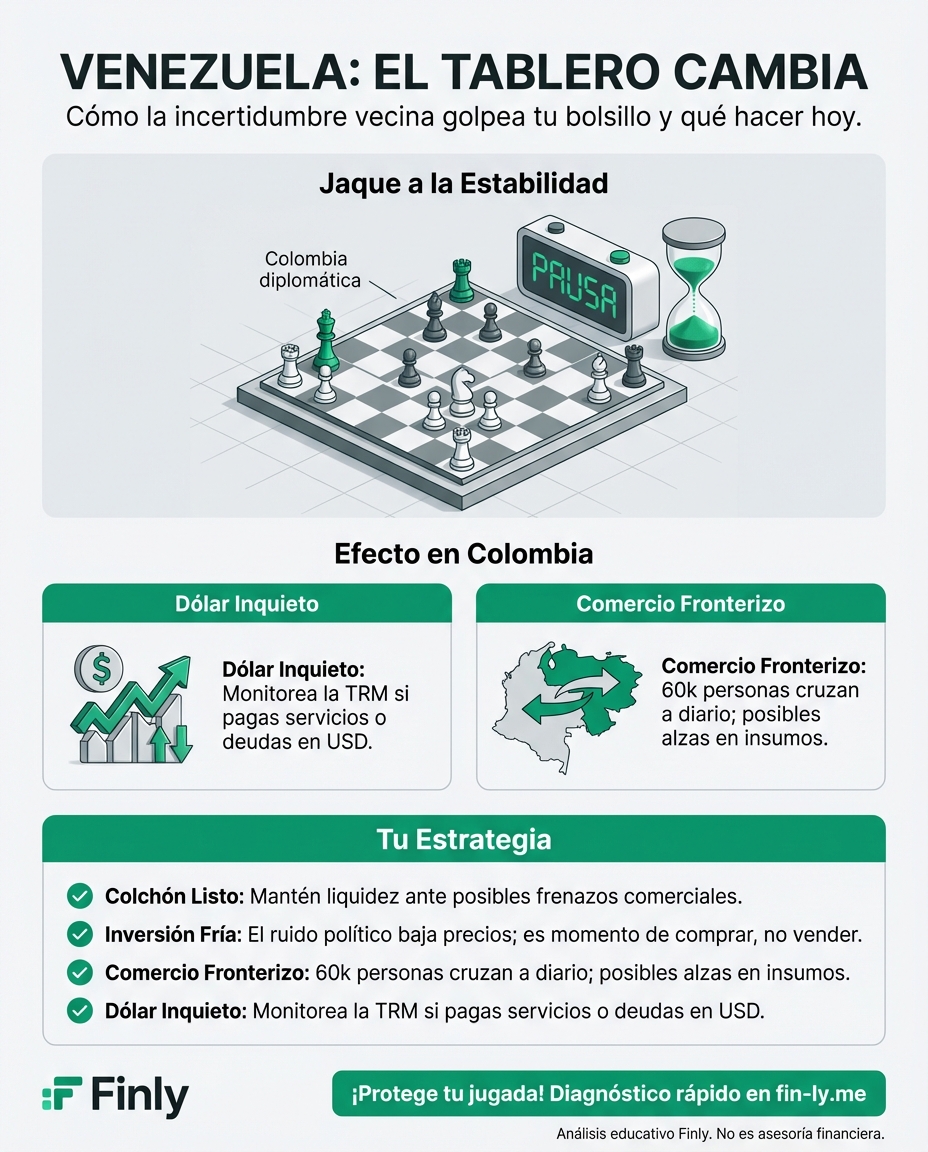 ¿Presidenta en vilo? Lo que la duda política en Venezuela le enseña a tu bolsillo sobre la estabilidad