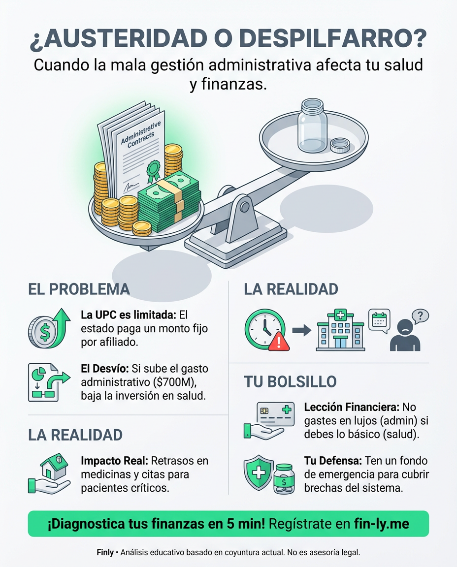 Mientas unos pelean por sueldos millonarios, otros esperan medicinas que no llegan. Es el reflejo de cuando en tu casa se gasta en lujos mientras las facturas básicas siguen vencidas. ¿Cómo asegurar que tu presupuesto priorice lo vital antes de que se agote el recurso? 🇨🇴💰