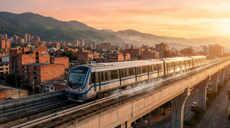 Ya llegó el cuarto tren del Metro y, aunque falte para 2028, ver el avance es como cuando por fin empiezas a ahorrar: el camino es largo pero cada peso cuenta. ¿Sabías que tu tiempo vale oro? Un trayecto de 27 minutos te ahorrará horas que hoy pierdes en trancones. 🇨🇴💰