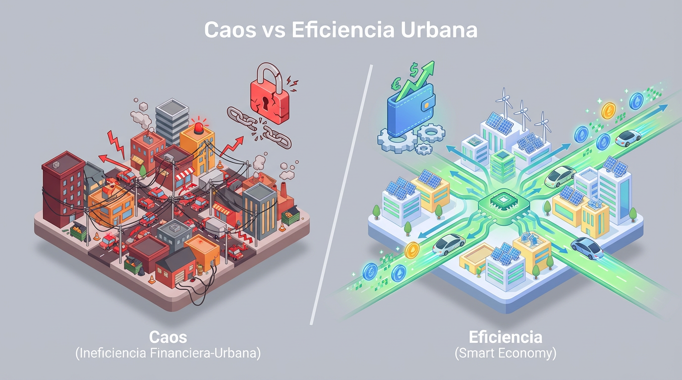 Mientras el mundo compite por ciudades con transporte y salud de lujo, el bolsillo colombiano siente que vive en el pasado pagando arriendos de primer mundo. ¿De qué sirve una ciudad inteligente si tu presupuesto no es eficiente? Aprende qué hace a estas urbes exitosas y cómo aplicarlo a tu propia economía. 🇨🇴💰