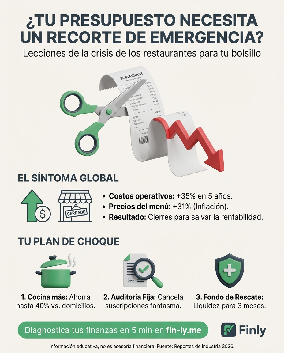 Ni las marcas de 30 años se salvan de los altos costos y la caída en el consumo. Es lo mismo que sientes cuando tus gastos fijos suben pero tus ingresos no despegan. ¿Está tu presupuesto listo para un recorte de emergencia o esperarás a que la crisis decida por ti? 📉💰
