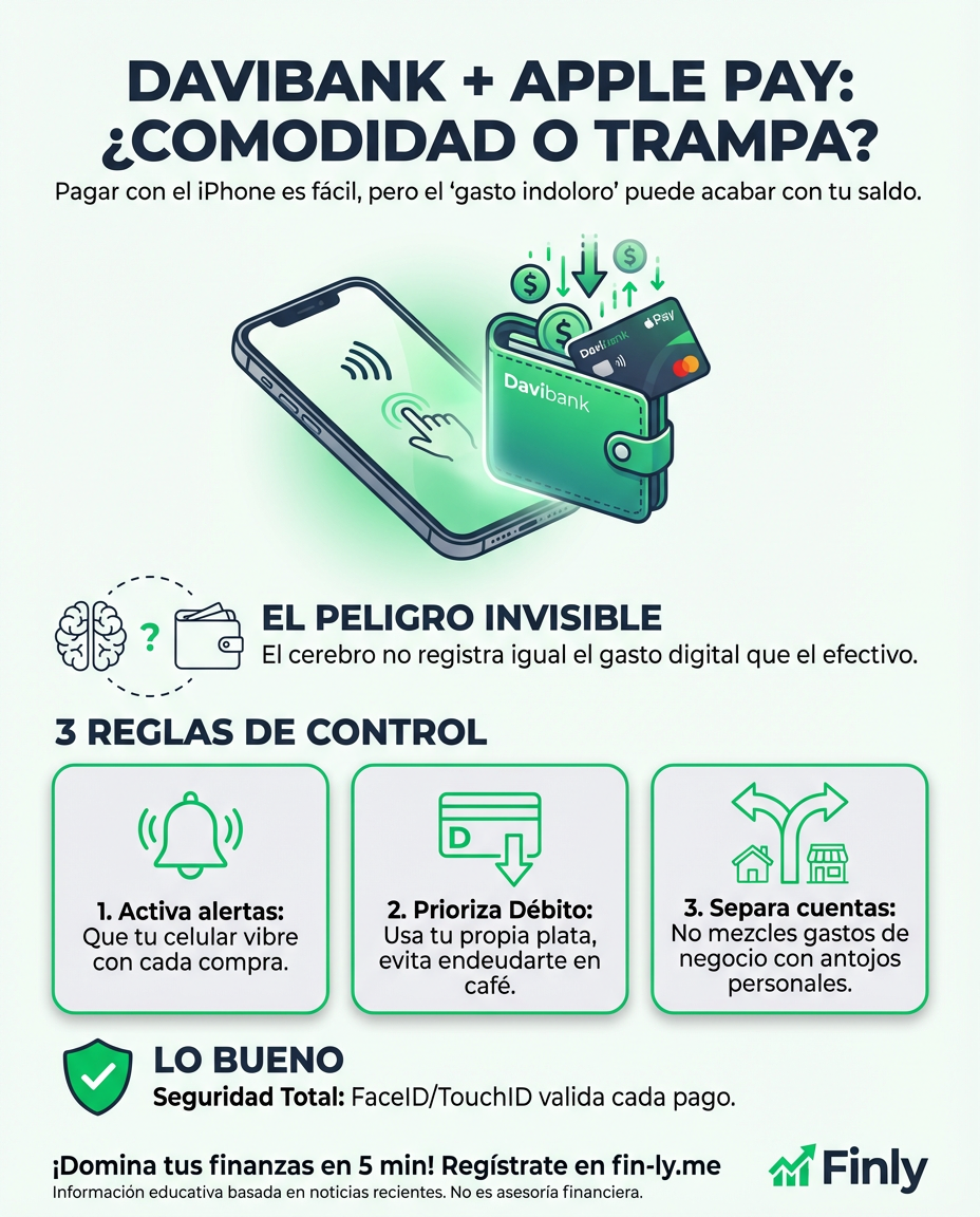 Pagar sin sacar la billetera ya es una realidad para más colombianos, pero la facilidad digital es un arma de doble filo. ¿Te ha pasado que gastas más solo porque no 'sientes' el dinero saliendo de tu cuenta? Aprende a dominar la comodidad antes de que ella domine tu saldo. 📱💰