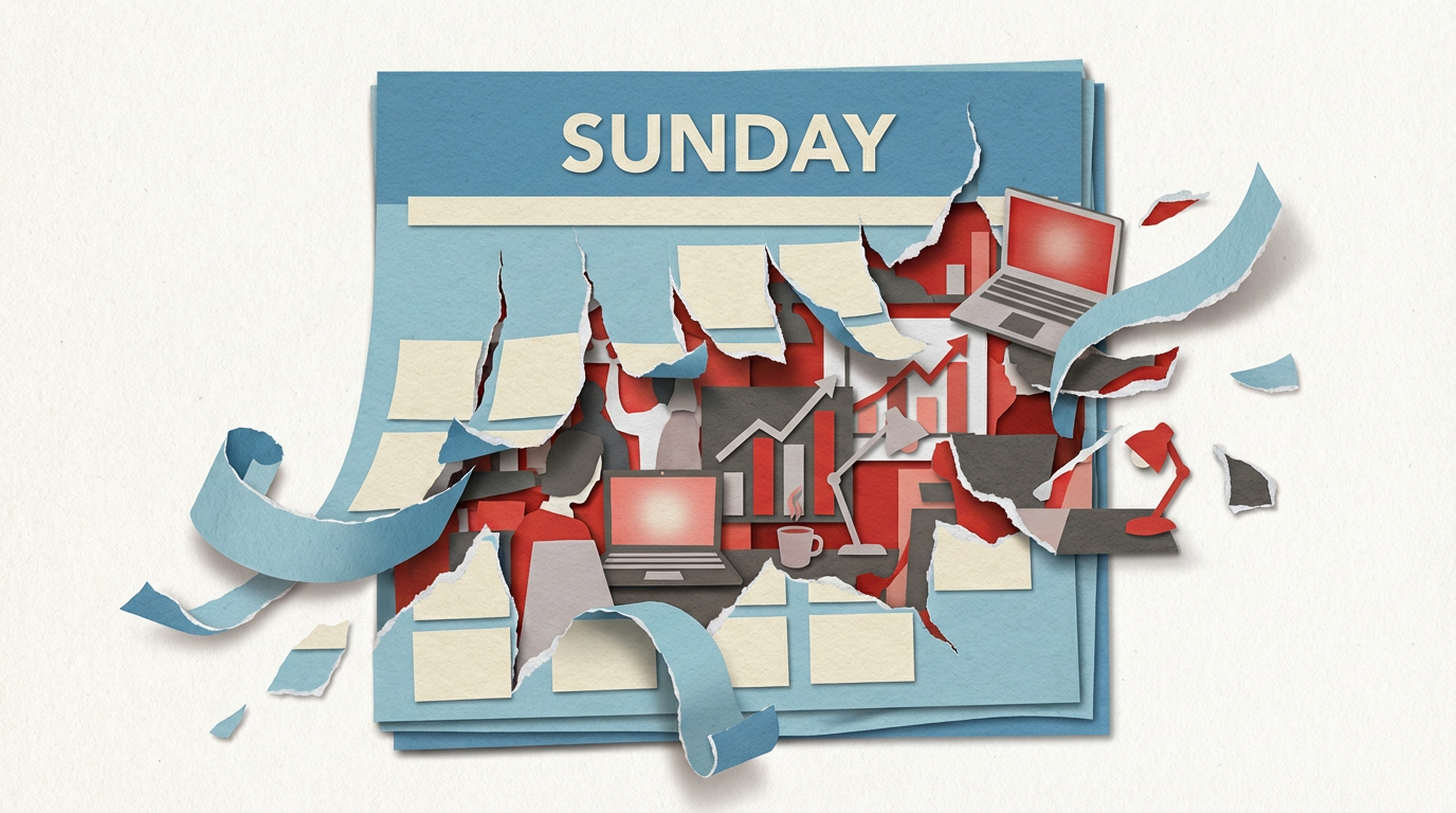 Tu jornada ya no termina al salir de la oficina; ahora el trabajo invade tus domingos y madrugadas. Para el Freelancer o el Asalariado, esto significa gastar energía mental que debería usarse en planear sus finanzas. ¿Estás trabajando para vivir o regalando tu tiempo y tu paz financiera? 🇨🇴💰