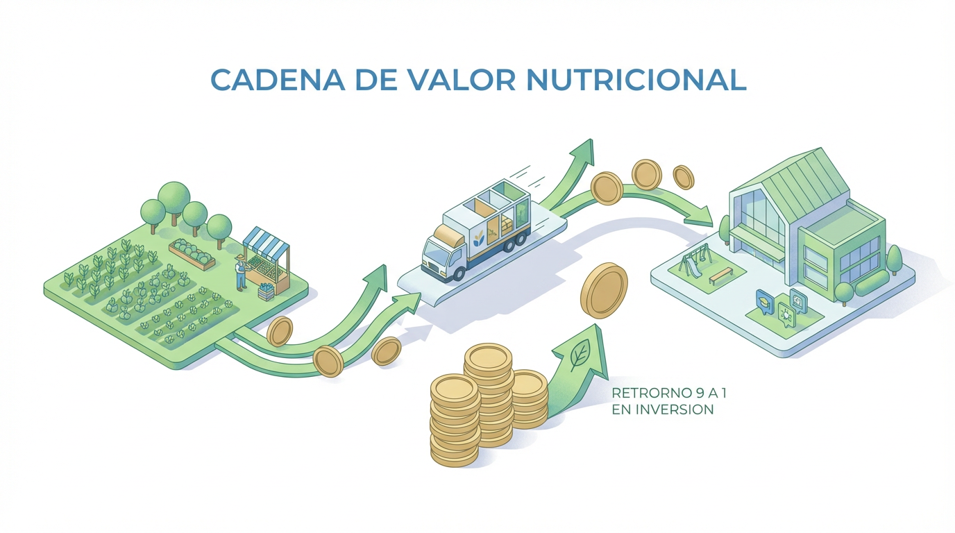Invertir en nutrición infantil genera un retorno social de 9 a 1. Es como cuando priorizas tu salud hoy para no quebrar mañana con gastos médicos. ¿Estás invirtiendo en lo que realmente asegura tu futuro o solo estás apagando incendios financieros? 🇨🇴💰