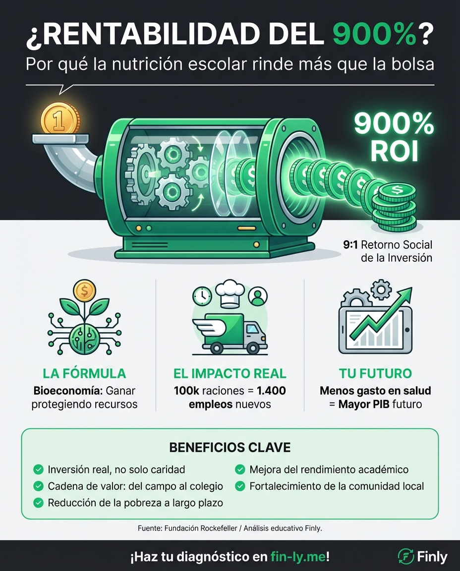 Invertir en nutrición infantil genera un retorno social de 9 a 1. Es como cuando priorizas tu salud hoy para no quebrar mañana con gastos médicos. ¿Estás invirtiendo en lo que realmente asegura tu futuro o solo estás apagando incendios financieros? 🇨🇴💰