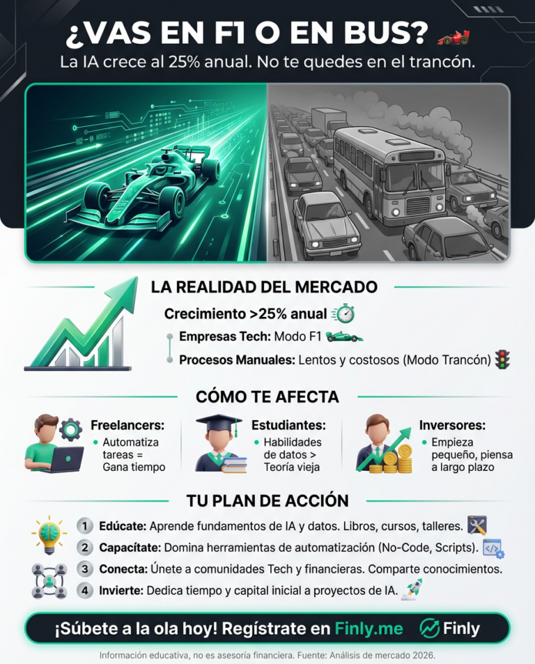 Mientras gigantes como Palantir crecen un 25% gracias a la IA, muchos seguimos atrapados en procesos lentos que nos cuestan tiempo y plata. Es como ver a otros usar un atajo mientras tú sigues en el trancón de siempre. ¿Estás ignorando las herramientas que podrían multiplicar tus ingresos? 🇨🇴💰