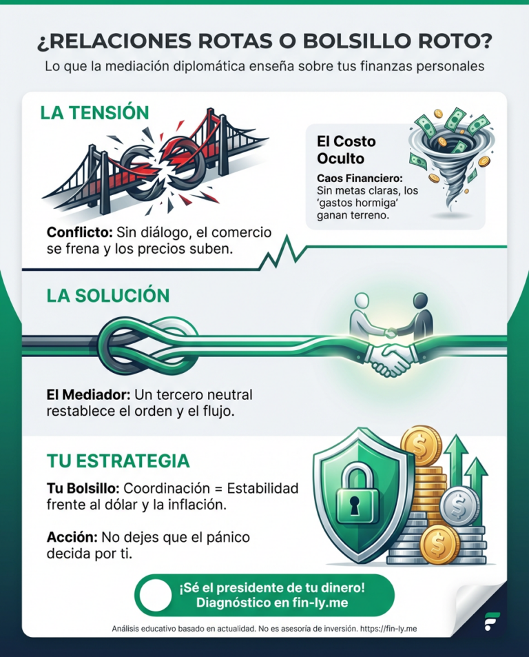 Cuando tus relaciones clave se rompen, el costo lo paga tu bolsillo, igual que ocurre con el comercio entre Colombia y Ecuador. Si no coordinas tus metas con quienes te rodean, las "mafias" de los gastos hormiga y la desinformación ganan. ¿Estás mediando tus deudas o dejando que otros decidan por ti? 🇨🇴🤝