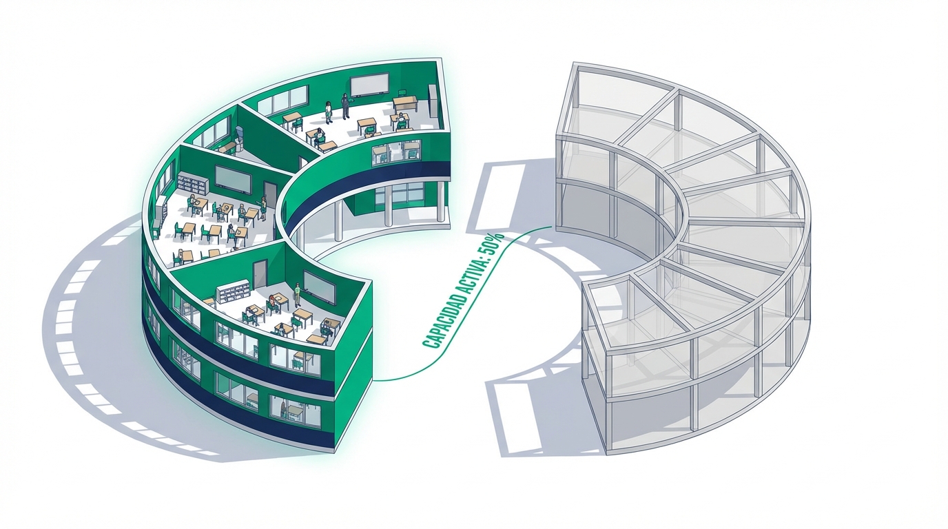 Muchos colegios privados hoy operan a media marcha porque las familias ya no pueden cubrir la pensión. Es el espejo de tu hogar: cuando el presupuesto se aprieta, hasta la educación entra en revisión año a año. ¿Está tu plan financiero listo para proteger el futuro de tus hijos? 🇨🇴💰