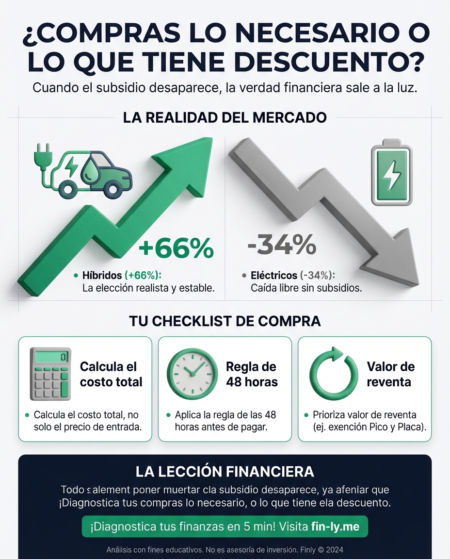 Hyundai y Kia rompen récords en EE. UU. vendiendo híbridos mientras los eléctricos caen por falta de subsidios. Es lo que te pasa cuando dependes de un beneficio externo para que tus cuentas cuadren. ¿Estás comprando lo que necesitas o solo lo que tiene descuento? 🇨🇴💰