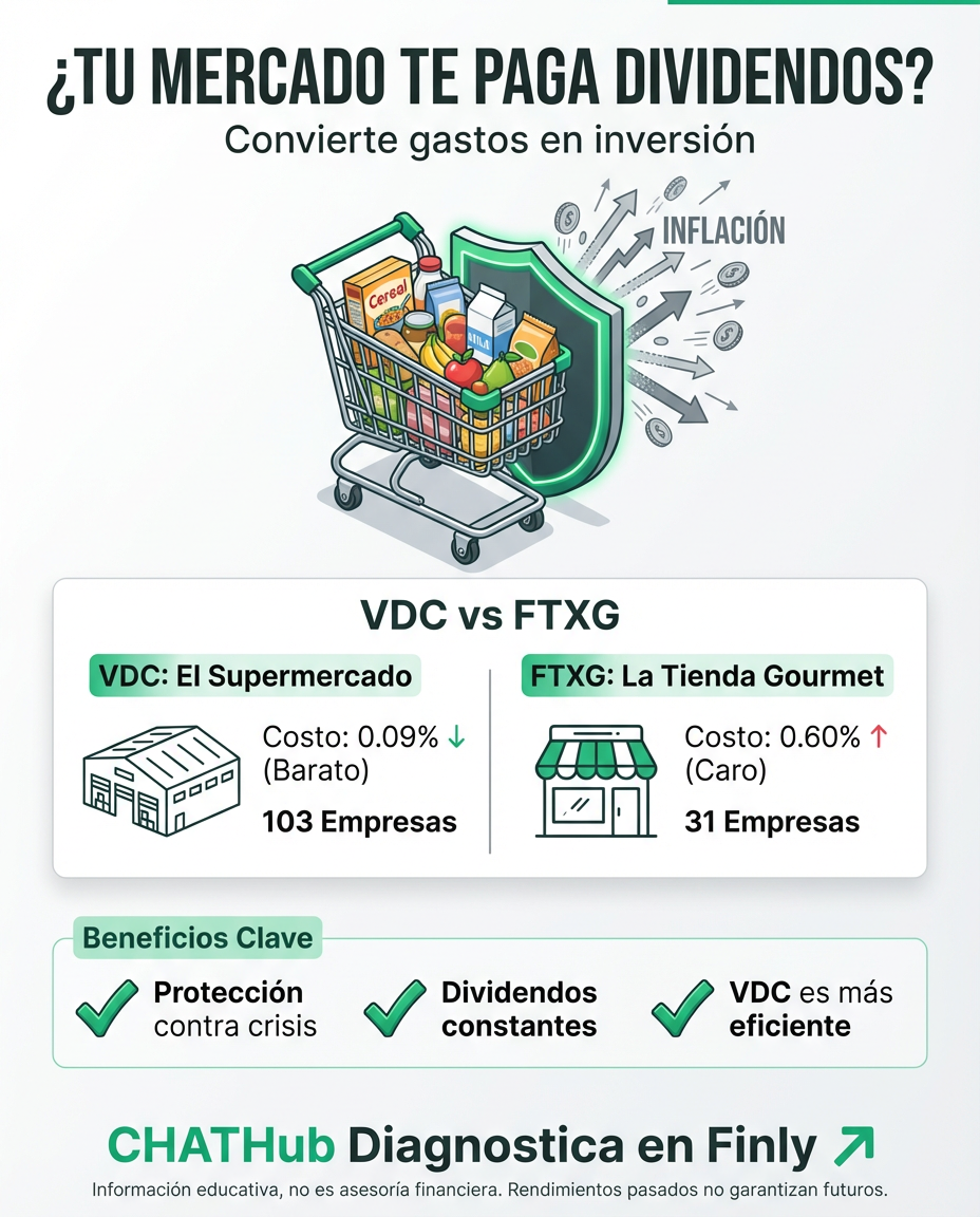 Invertir en lo que consumes a diario, como comida o aseo, es una táctica para proteger tu bolsillo cuando todo sube. Estos fondos te permiten ganar dividendos mientras los precios en el supermercado castigan a otros. ¿Sabes cómo convertir tus gastos fijos en una fuente de ingresos extra? 🇨🇴💰