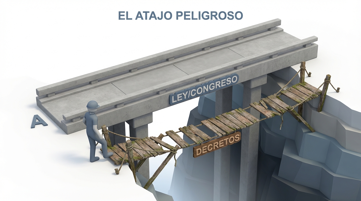 Gobernar por decreto es como usar avances de efectivo para tapar huecos: parece una solución rápida, pero pone en riesgo tu estabilidad a largo plazo. Esta falta de debate afecta desde el salario mínimo hasta tus impuestos. ¿Está tu bolsillo preparado para cambios que saltan las reglas del juego? 🇨🇴💰