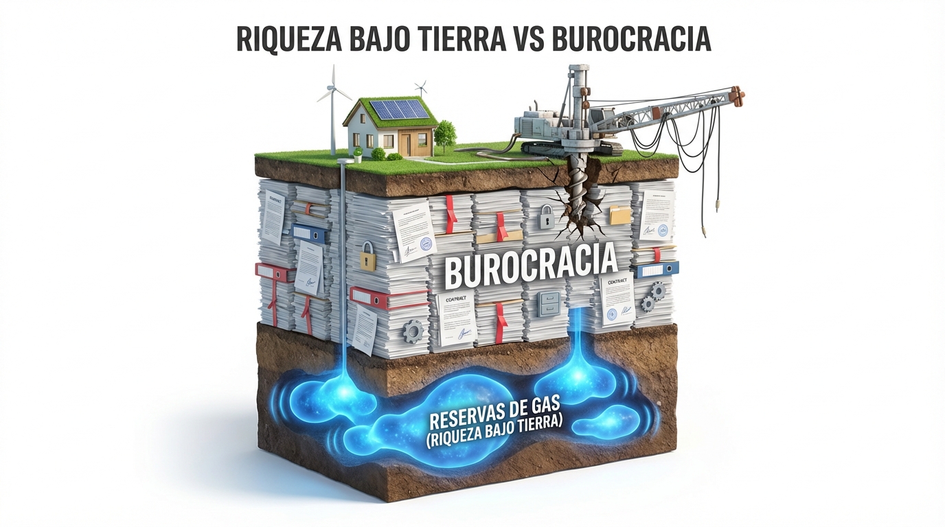 Colombia tiene gas y petróleo bajo el suelo, pero la falta de inversión y trámites frena su salida. Es como tener una herencia bloqueada mientras no tienes con qué pagar el arriendo. ¿Estamos sacrificando nuestra seguridad energética por una transición que aún no da rentabilidad? 🇨🇴💰