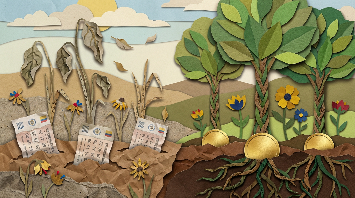 Las loterías de Medellín, Boyacá y Bogotá son las que más ganadores generan gracias a sus premios secundarios. Es como cuando buscas un ascenso pero te conformas con bonos pequeños: alivian el bolsillo, pero no cambian tu realidad financiera. ¿Seguirás apostando al azar o empezarás a crear tu propia suerte con un plan de ahorro real? 💰🇨🇴