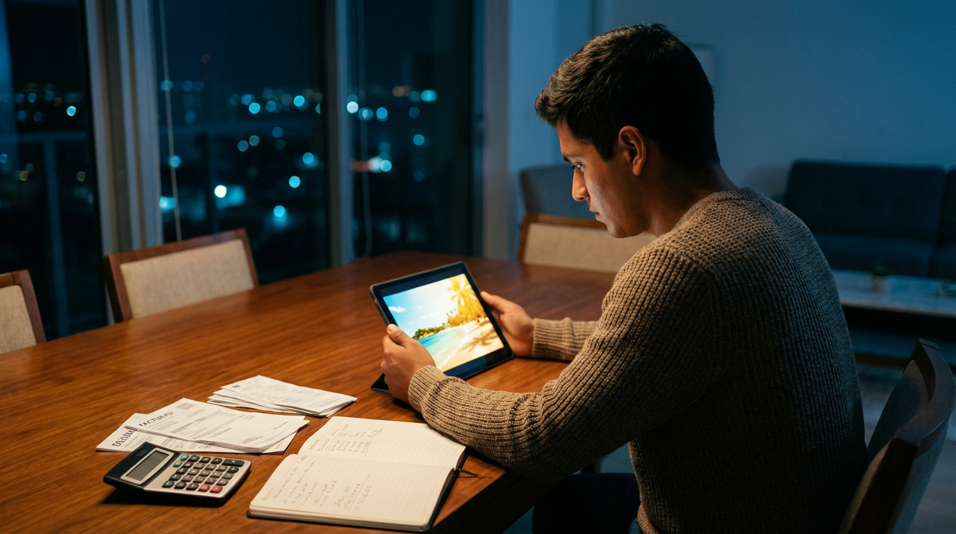 Los tiquetes nacionales bajaron hasta un 36%, pero muchos siguen aplazando el descanso por falta de presupuesto. Es el reflejo del Ahorrador Frustrado: ves las ofertas pasar mientras pagas deudas viejas. ¿Vas a dejar que los precios bajos se escapen otra vez o ajustarás tu flujo de caja hoy? 🇨🇴✈️