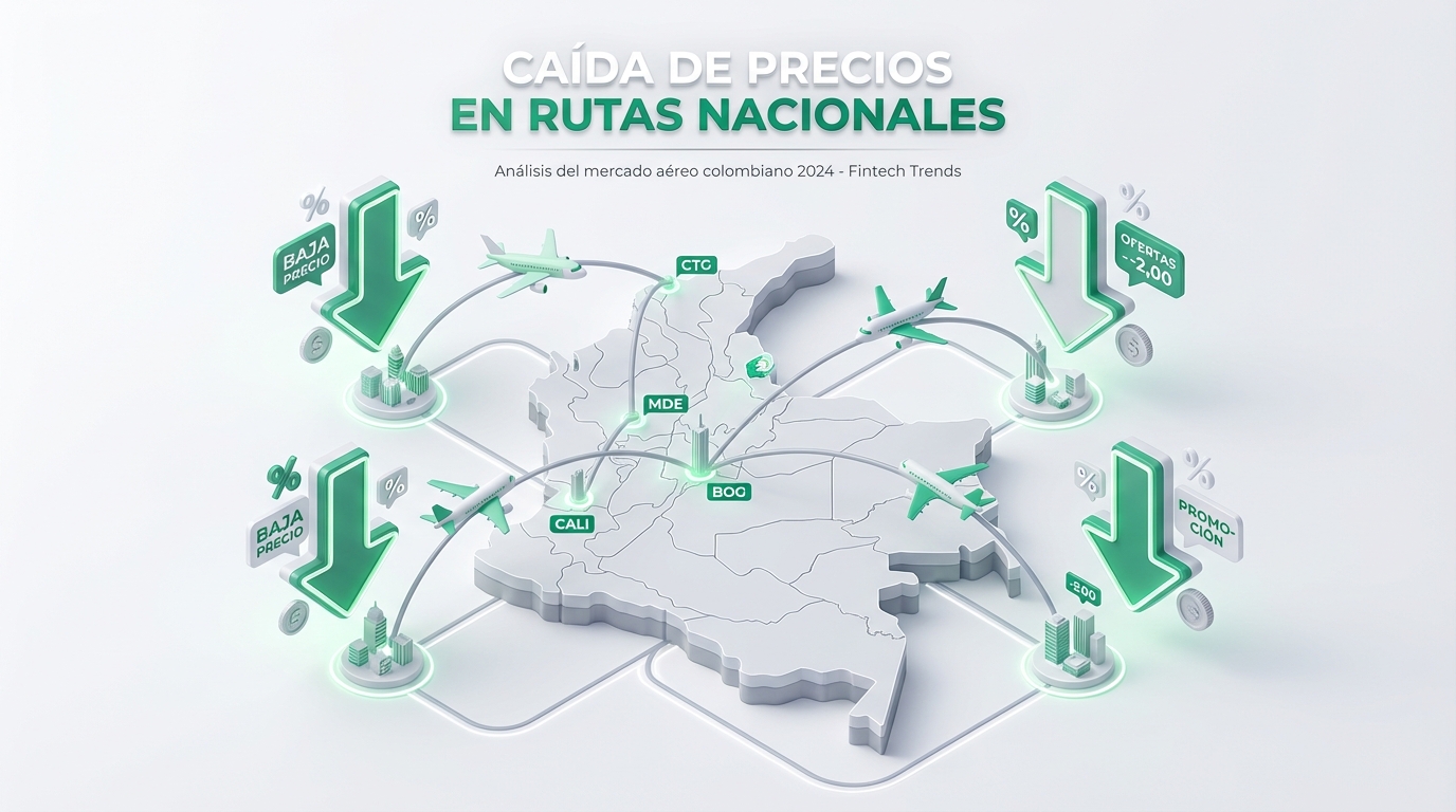 Los tiquetes nacionales bajaron hasta un 36%, pero muchos siguen aplazando el descanso por falta de presupuesto. Es el reflejo del Ahorrador Frustrado: ves las ofertas pasar mientras pagas deudas viejas. ¿Vas a dejar que los precios bajos se escapen otra vez o ajustarás tu flujo de caja hoy? 🇨🇴✈️