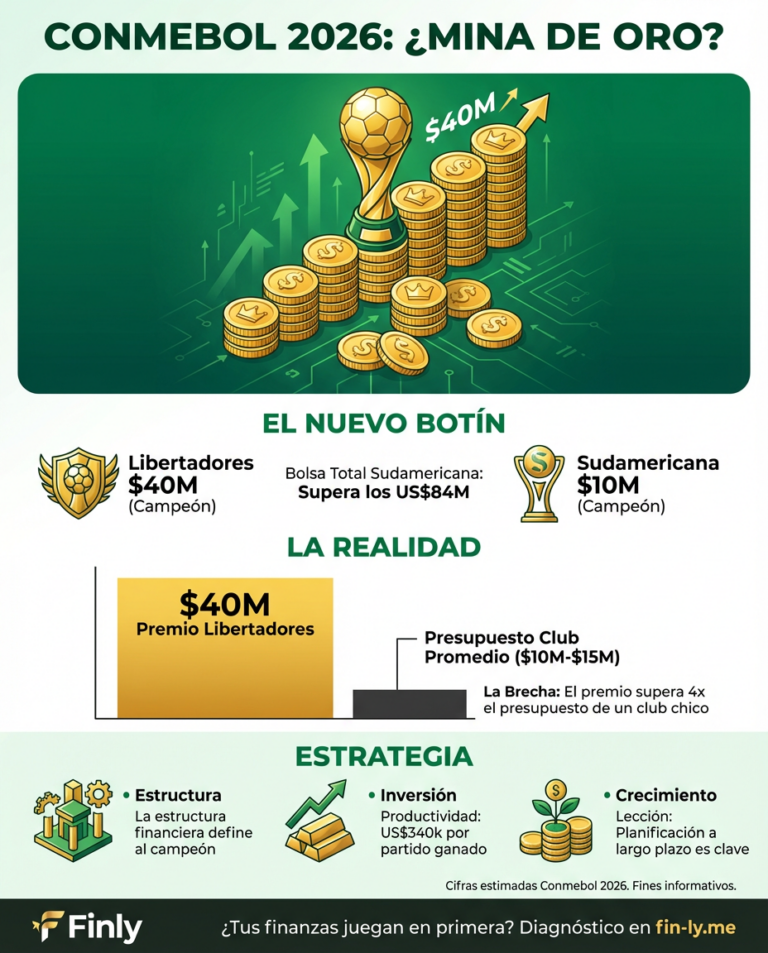 Conmebol repartirá premios récord, pero la brecha entre los que ganan y el resto crece. Es como cuando los bonos de tu empresa suben, pero solo para quienes ya tienen el mejor salario. ¿Estás jugando para ganar premios grandes o solo para sobrevivir al mes? 🏆💰